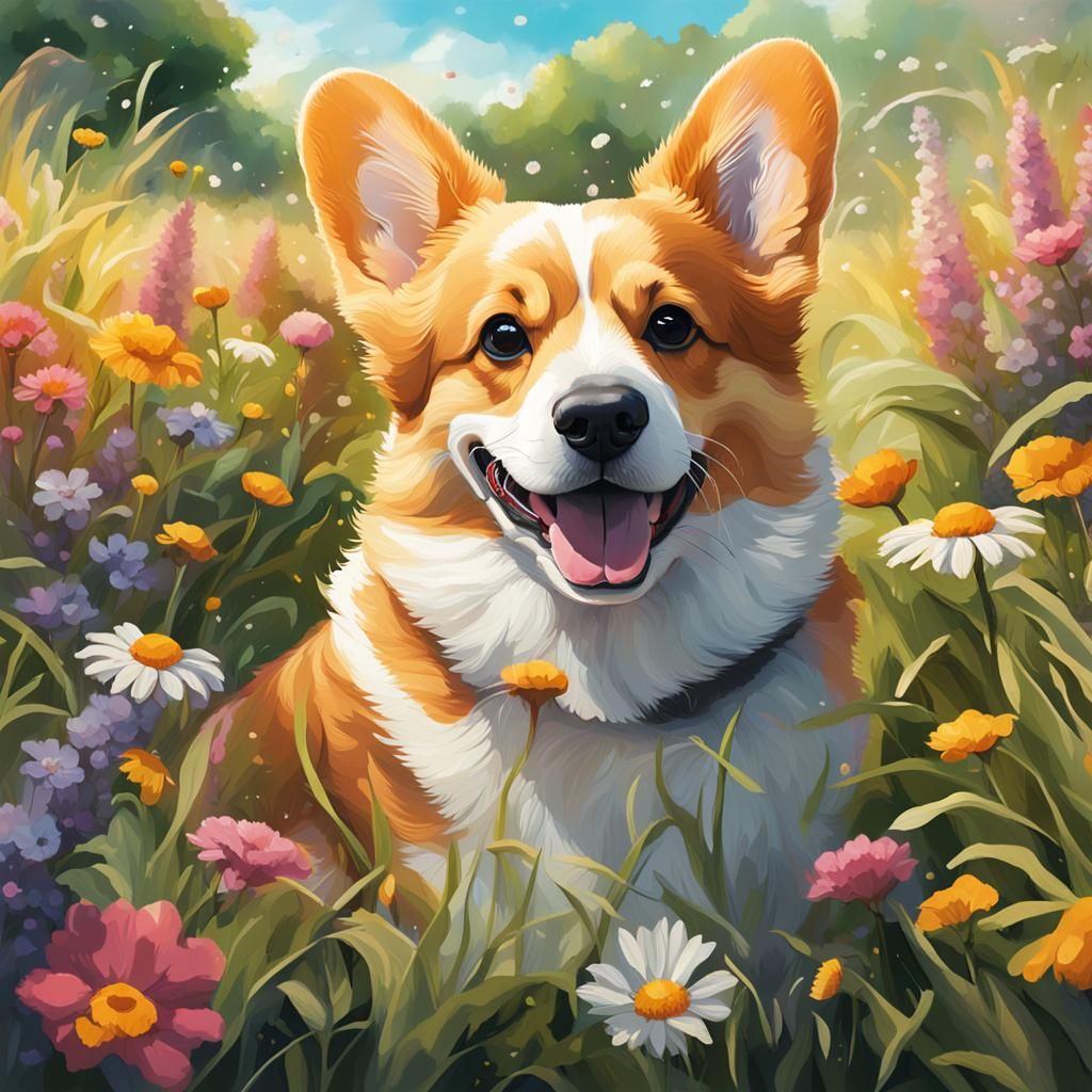 Corgi - AI Generated Artwork - NightCafe Creator