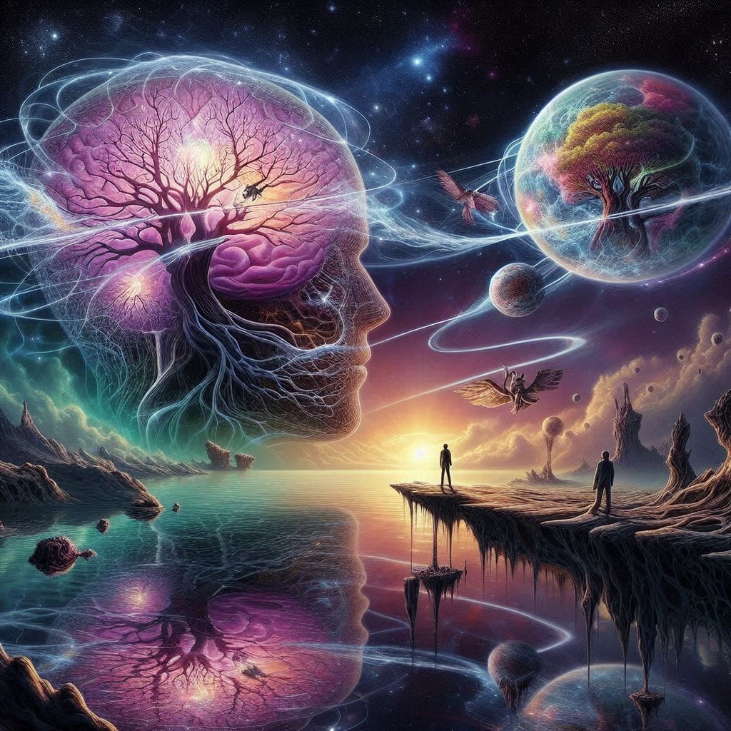 Your consciousness is my user illusion of you and my consciousness is your user illusion of me