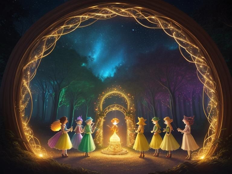 The Gateway of Wonder: The Arrival of the Liliputian’s Curious Guest  by @ZeroVoid888