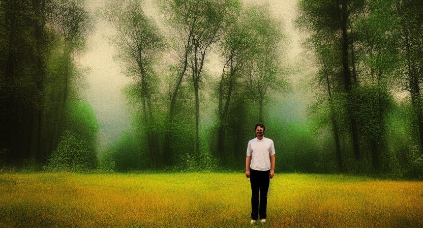 full body portrait landscape