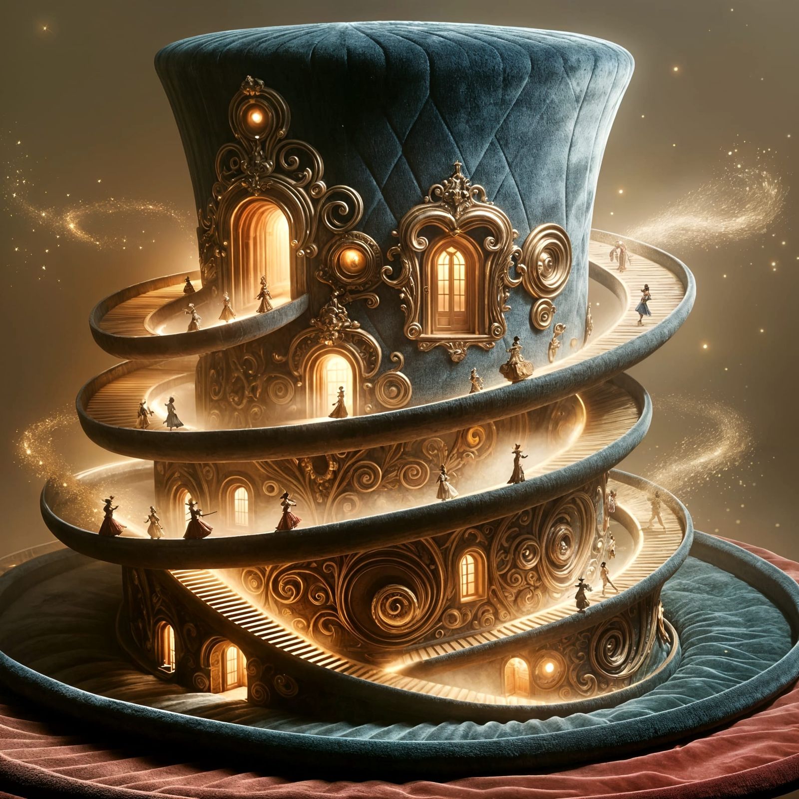 Top Hat  by @Shywolf