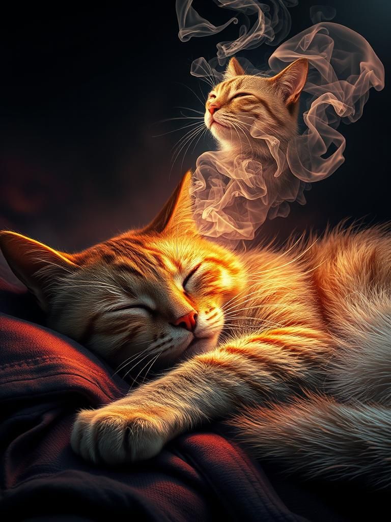 Do cats dream?  by @cyan