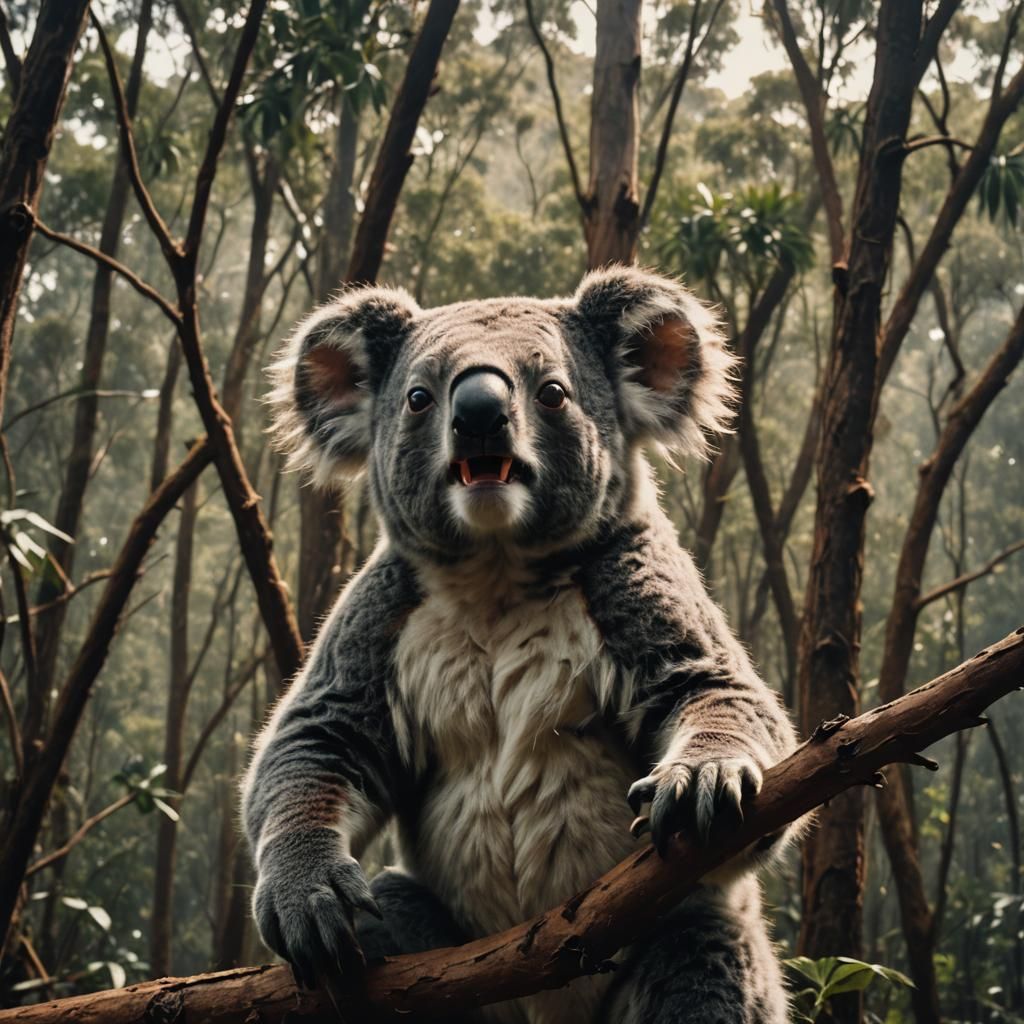 koala in the woods