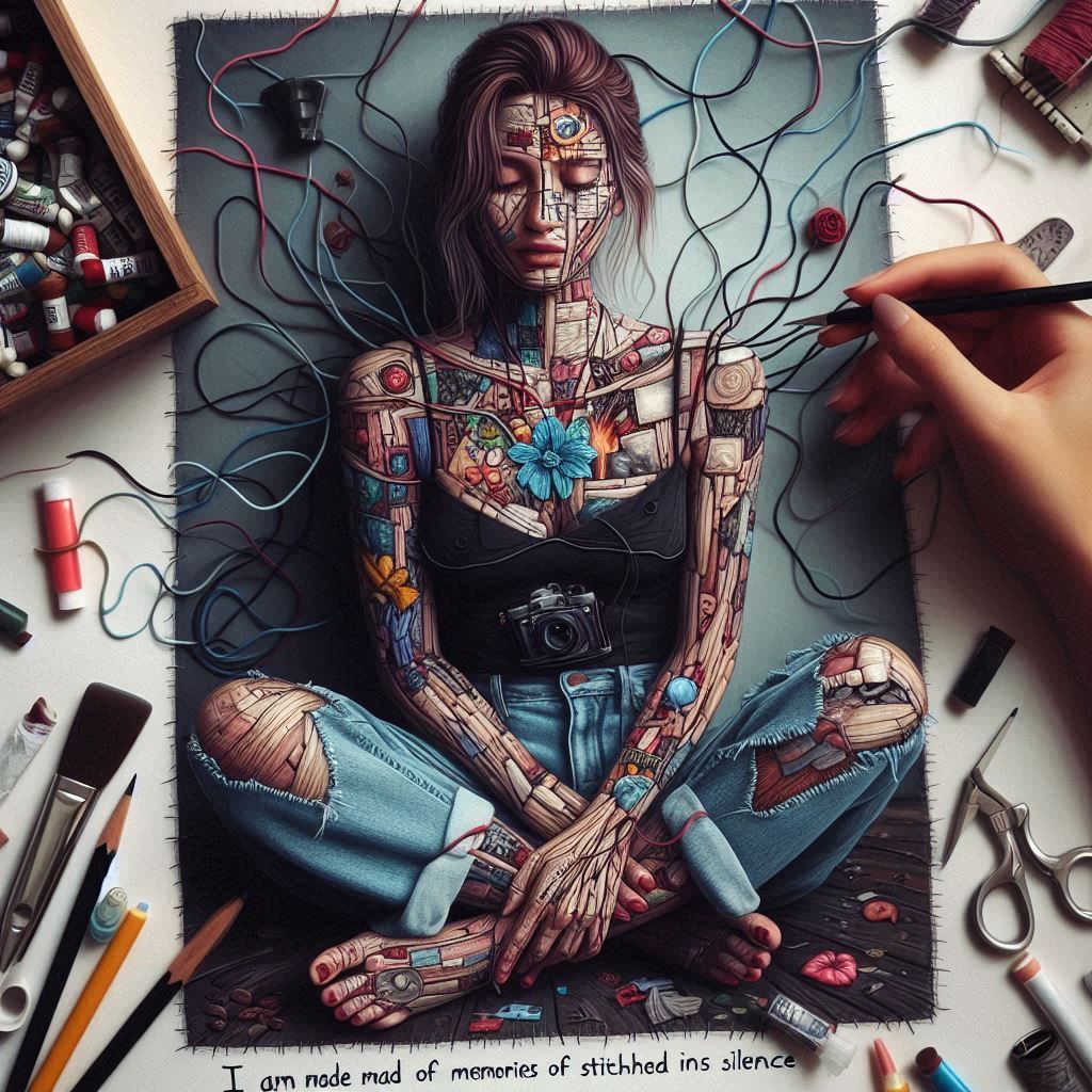 I am made of memories stitched in silence