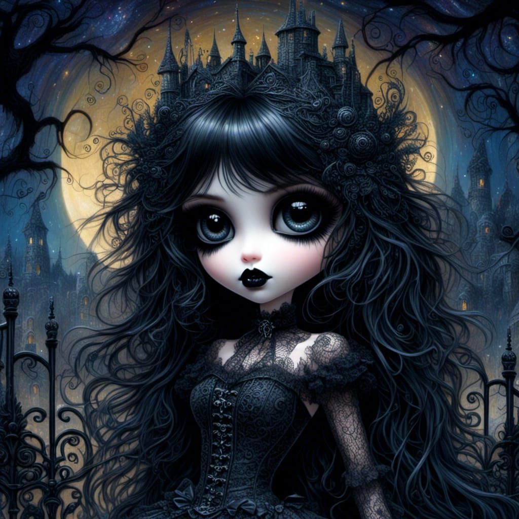 Grave Yard Girl  by @Sherri