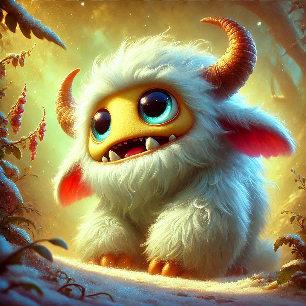 adorable fairy-tale fantasy creature portrait..