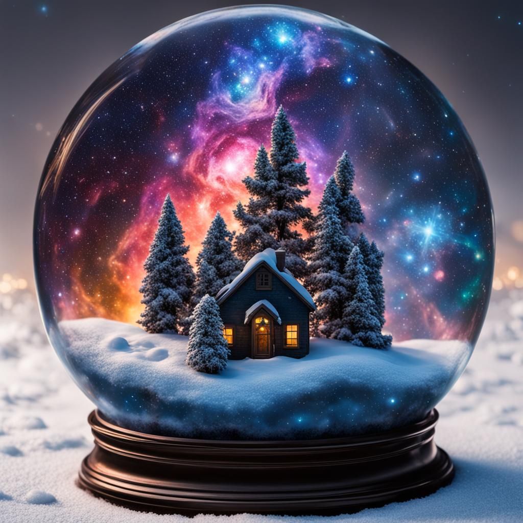 Ever Expanding Nebulas and Stars incased in a Snow Globe.   by @Odinson616