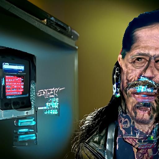 Cyberpunk Danny Trejo