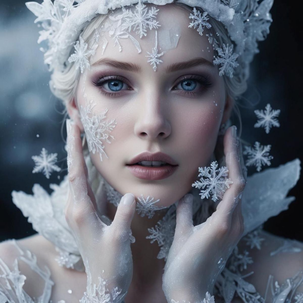 Ice queen - AI Generated Artwork - NightCafe Creator