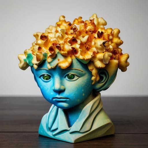 gaudi psychedelic little prince potato sculpture wood magrit...