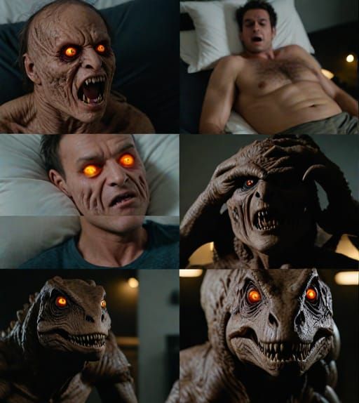 Live action power rangers Dino thunder tv show Dino thunder dr. Anton Mercer Turning into the terrifying mesogog T. rex mesagog villain 