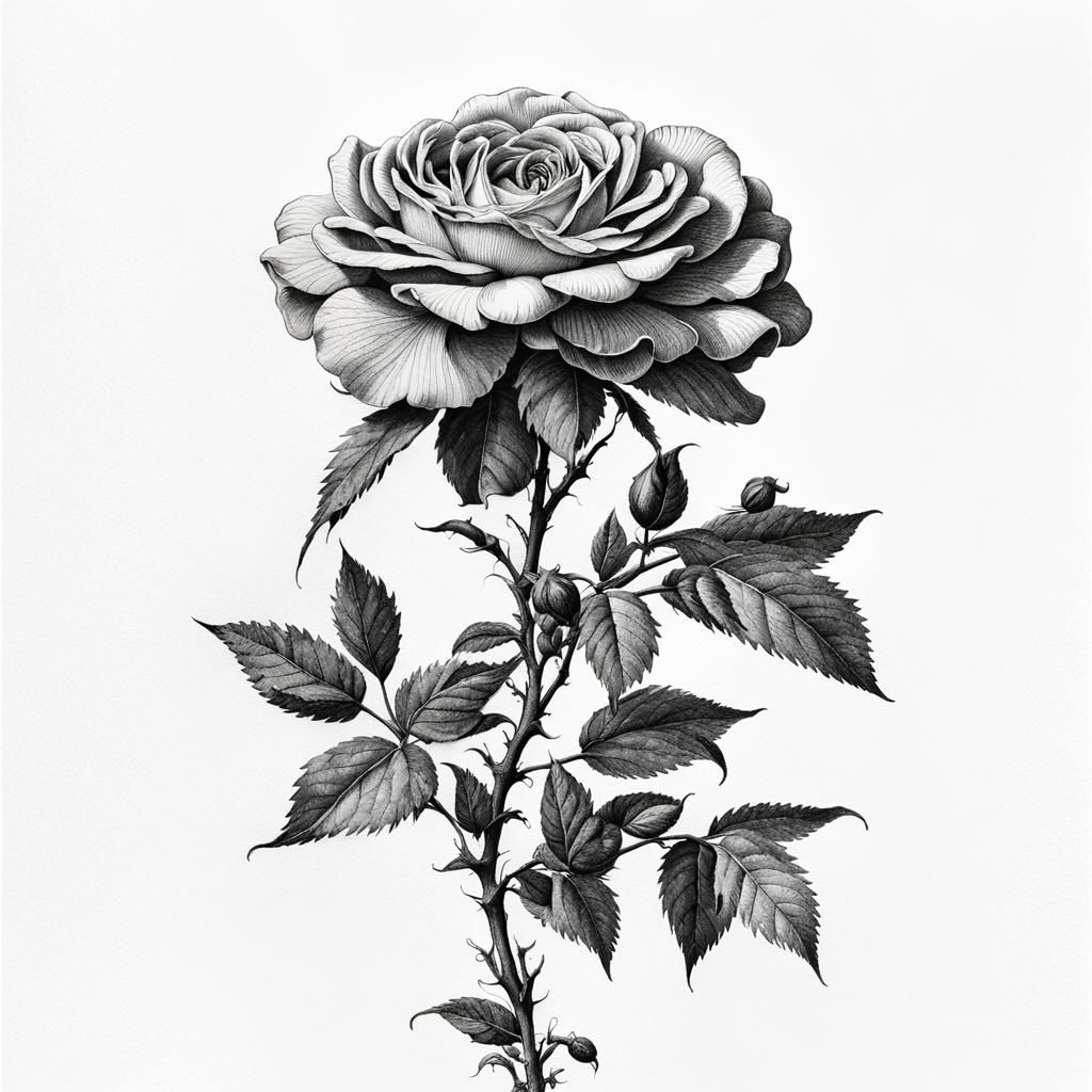 blooming rose  by @Vaclava