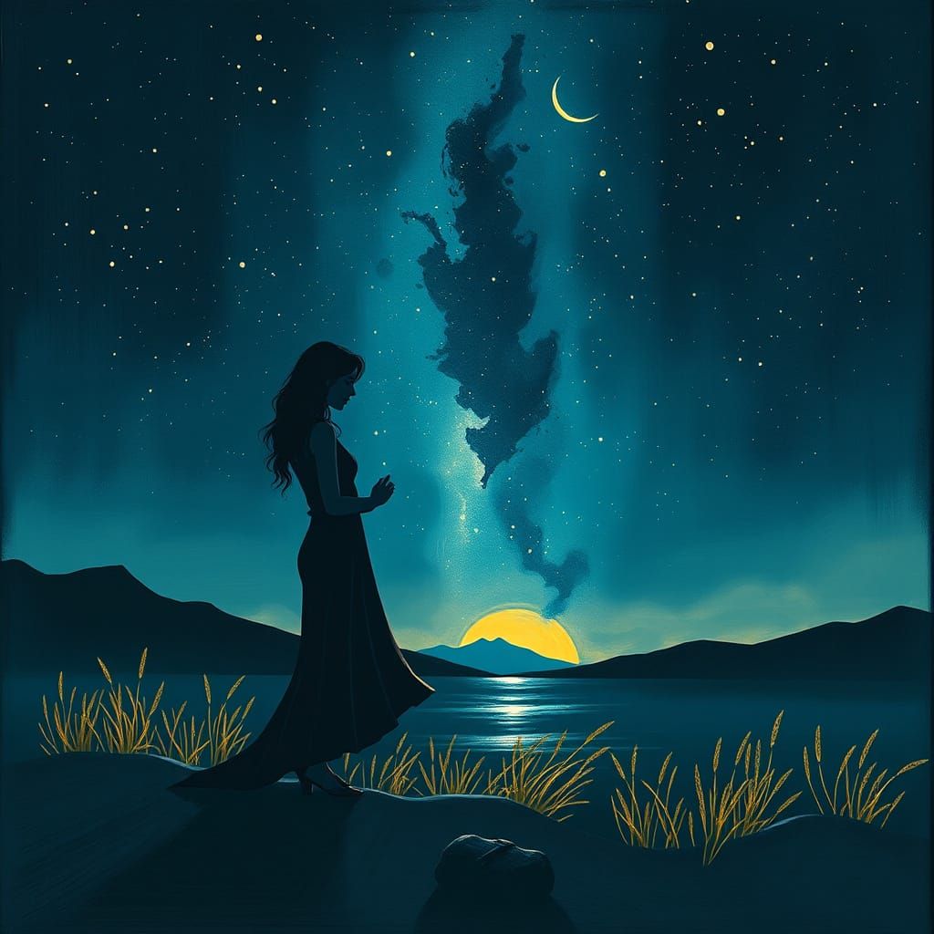 A Gentleman's Lament in Melancholic Watercolor