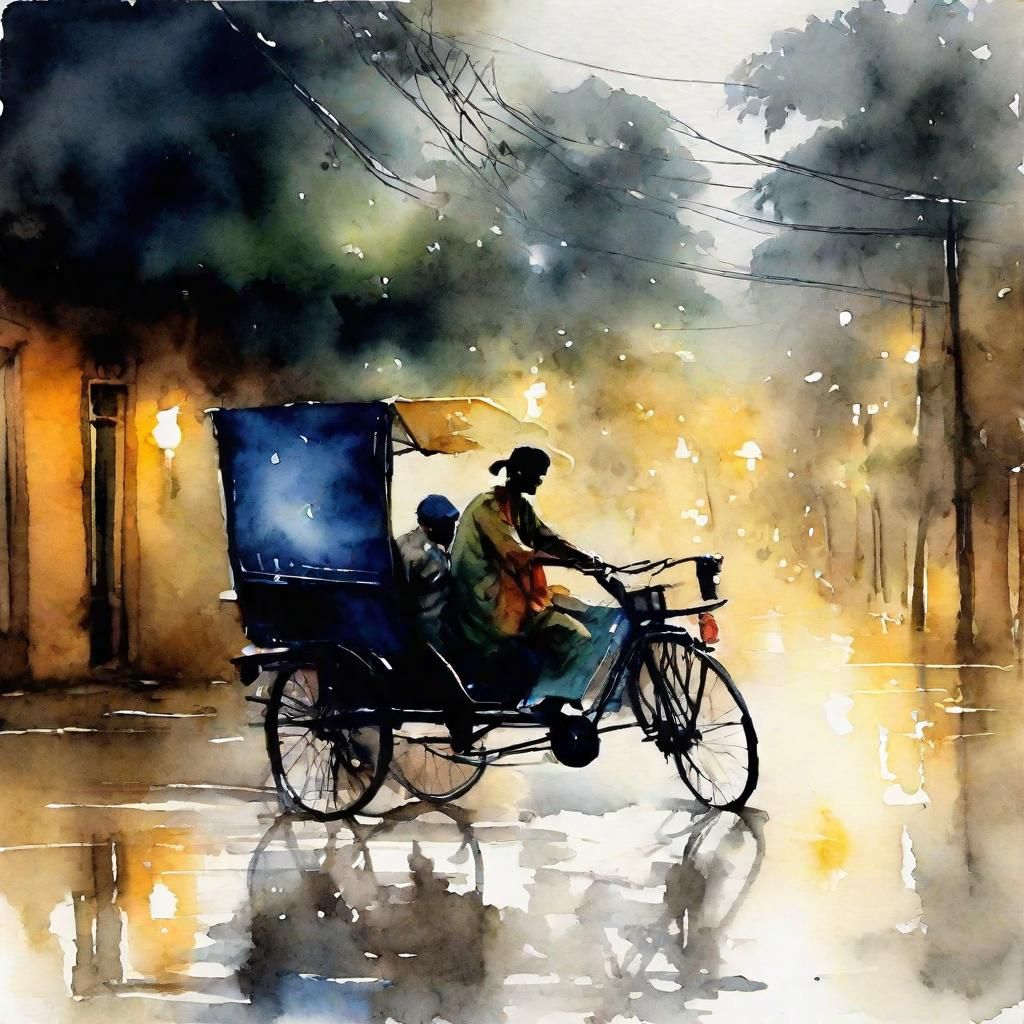 Rickshaw after the Rain
