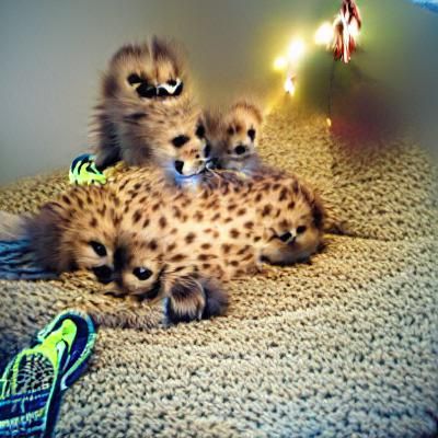 If you don't get me a cheetah for Christmas, I will tell eve...