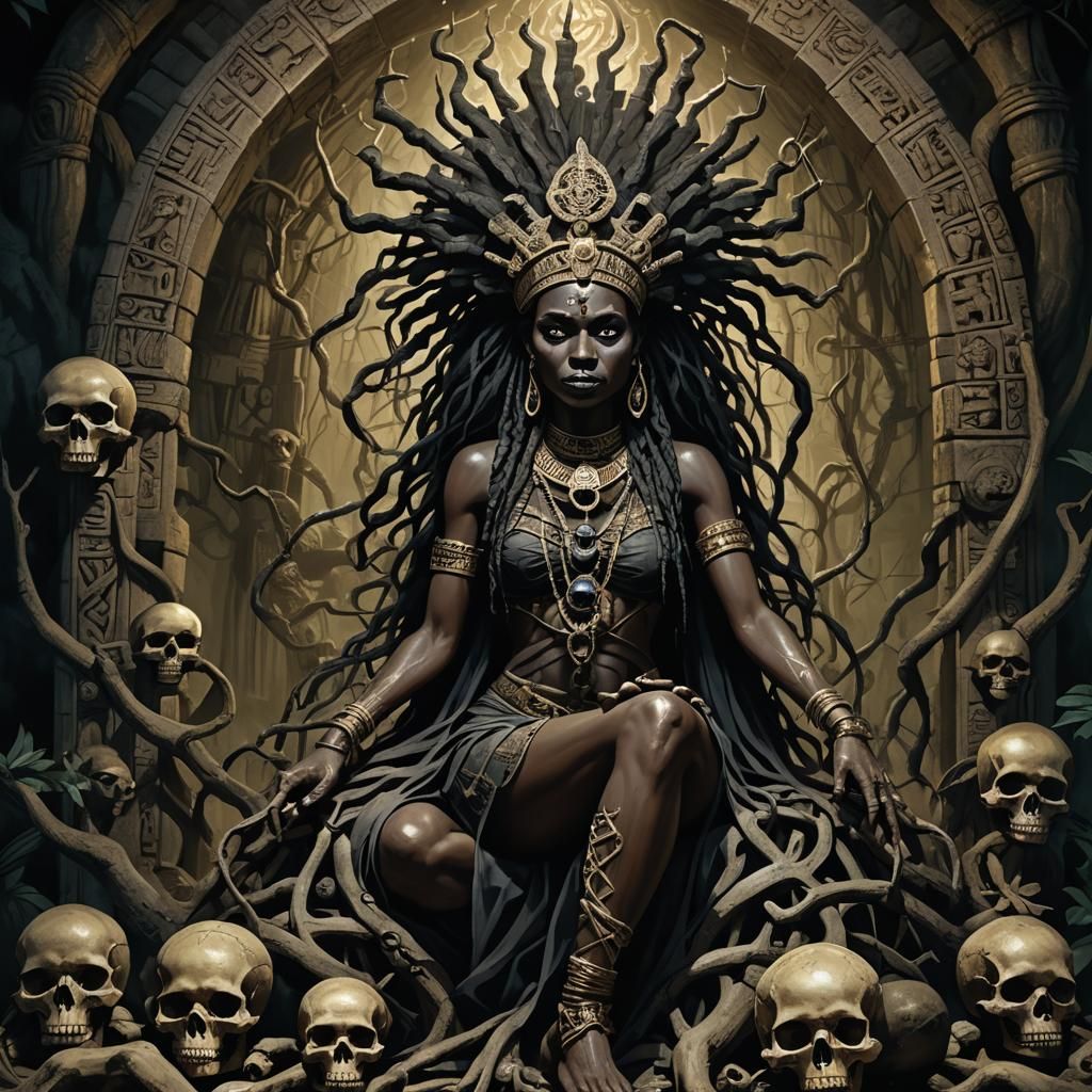 Queen of the Underworld   by @Tasehane