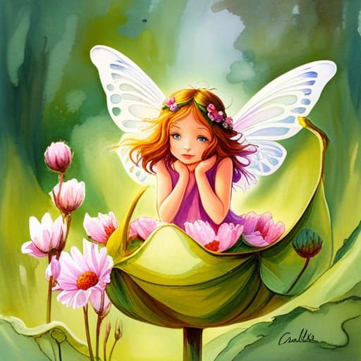 Flower fairy - AI Generated Artwork - NightCafe Creator