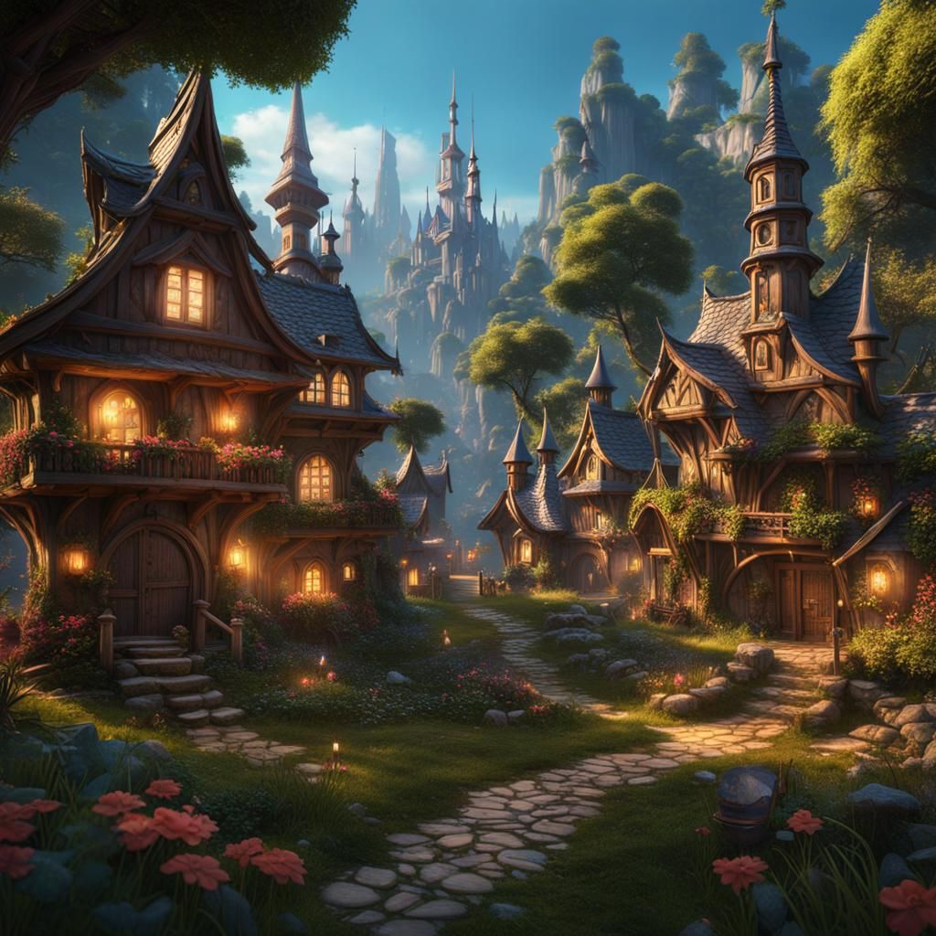 Little fairy town