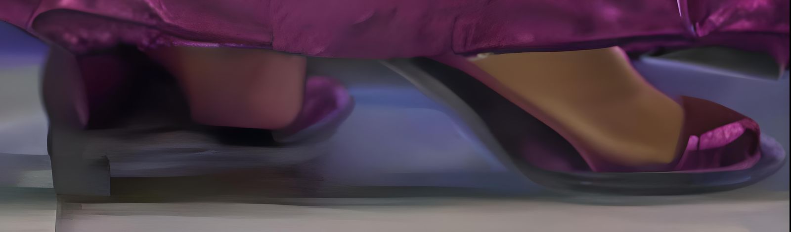 Diane's Pink Heeled Shoes and Soles