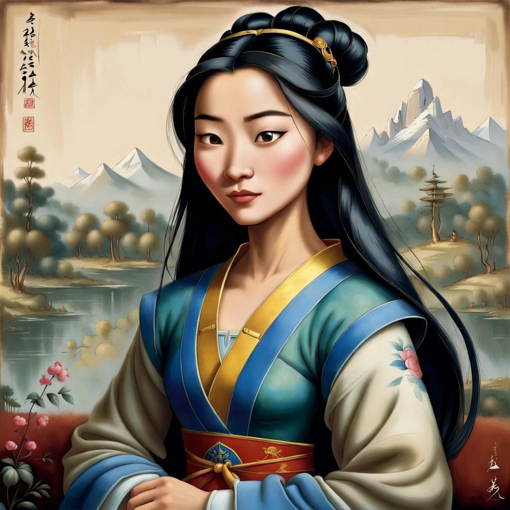 Princess Mulan Ai Generated Artwork Nightcafe Creator 9541