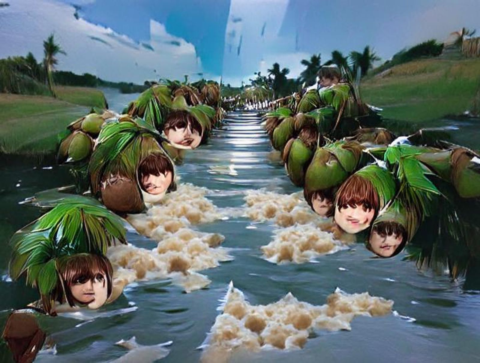 weeping coconuts