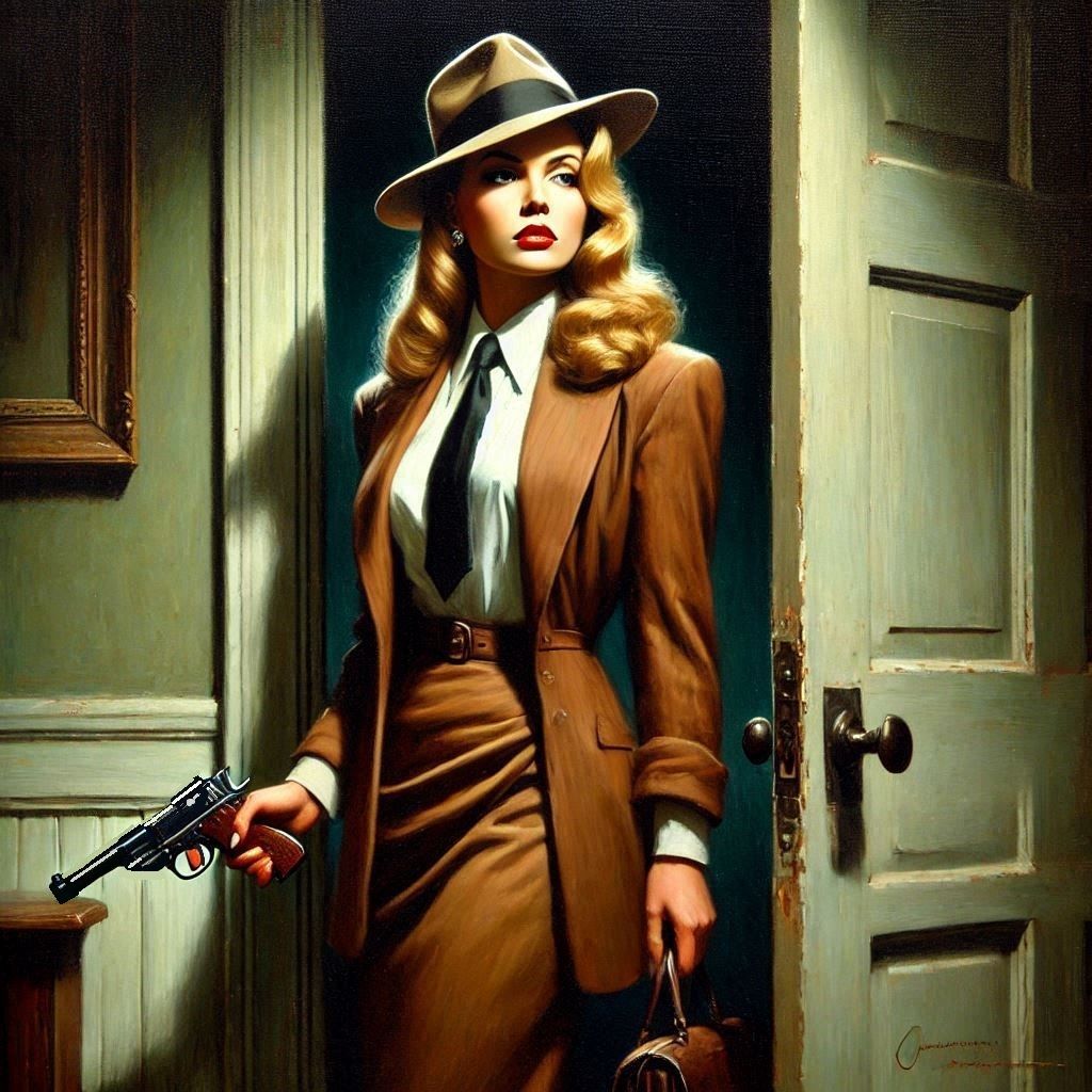 There was just something about her. Maybe it was the Walther...