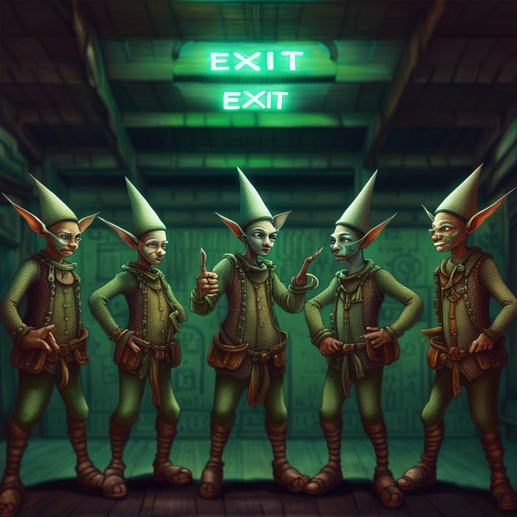 Machine Elves showing you the way out because you’re not where you