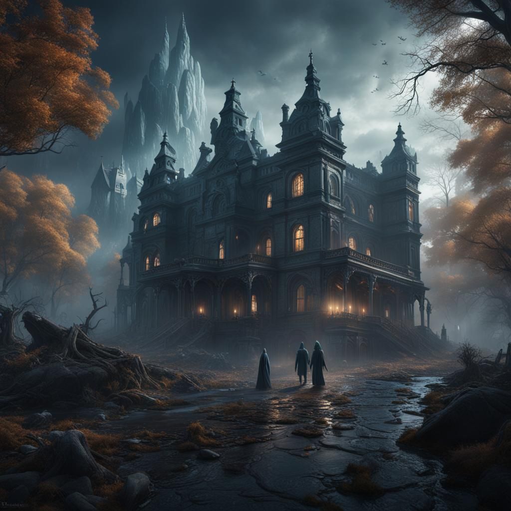Ghosts being haunted by humans