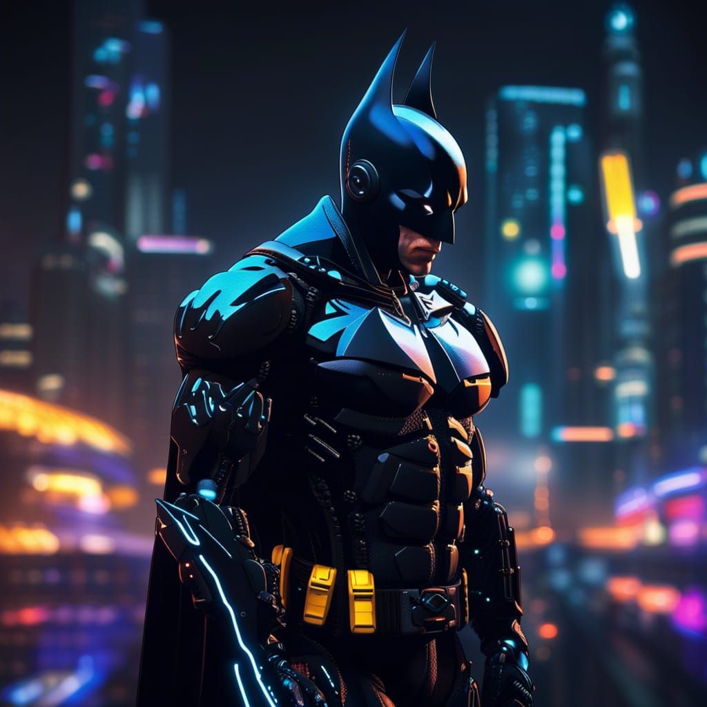 Batman futuristic - AI Generated Artwork - NightCafe Creator