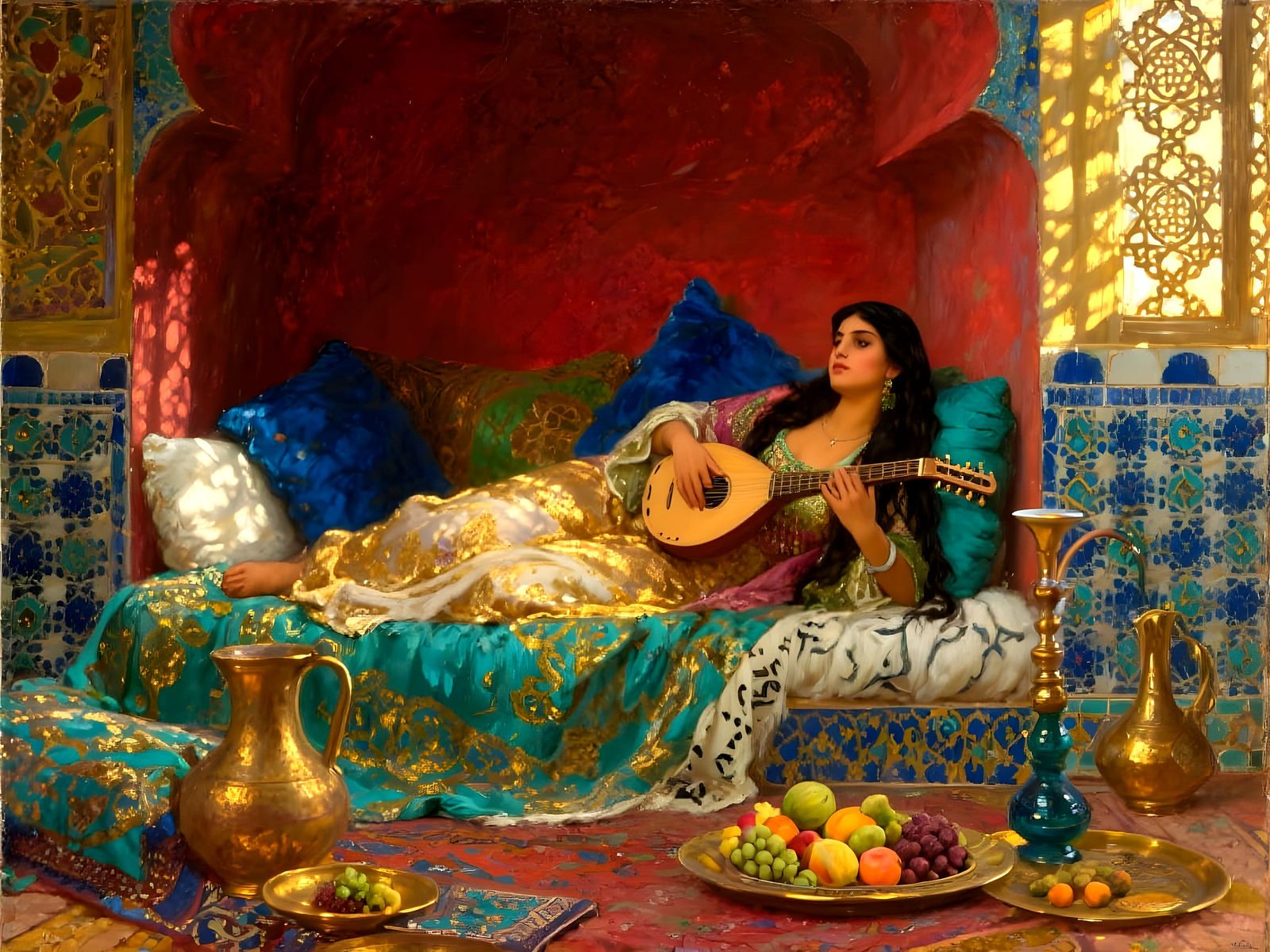 The Oud Player  by @LiminalMind