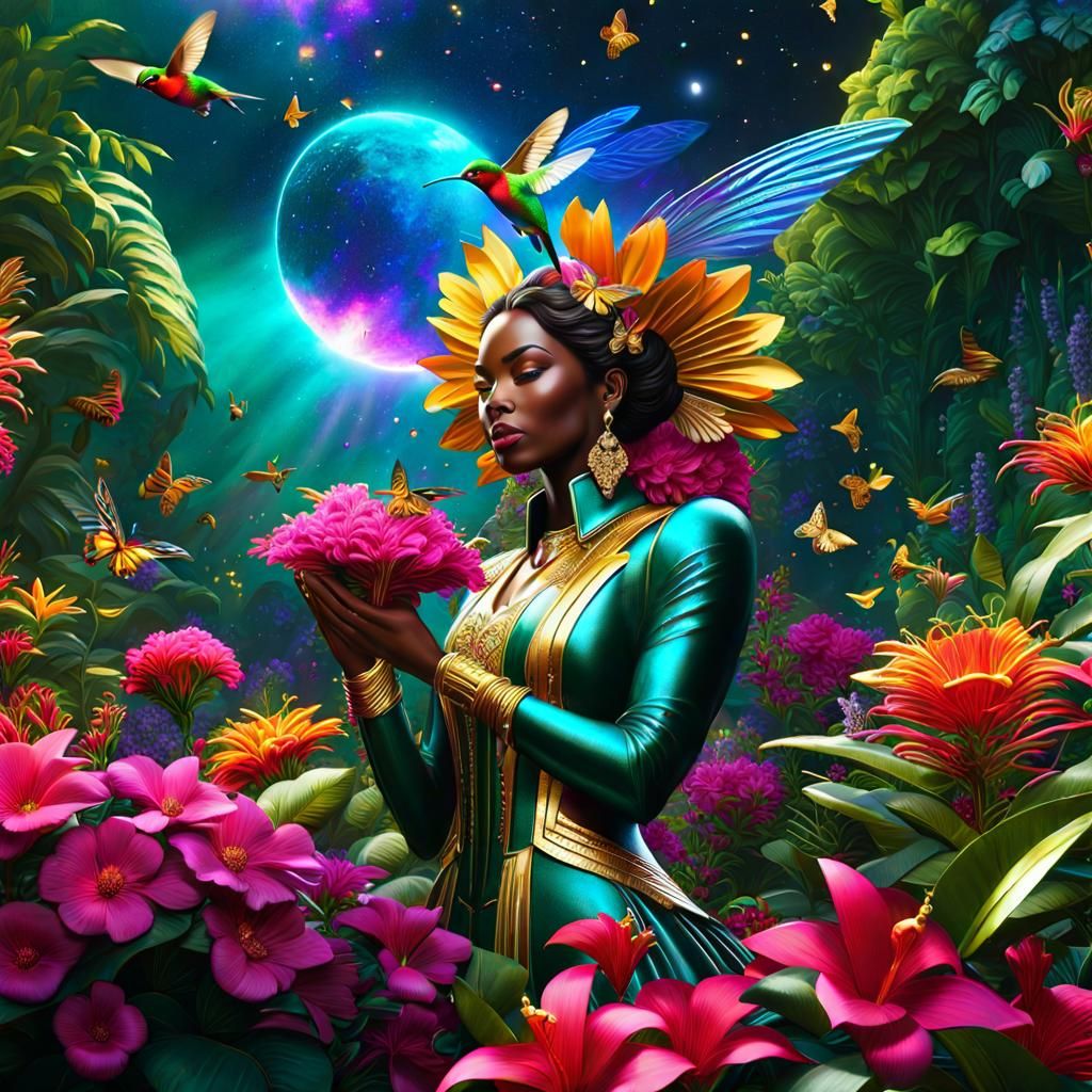 Brightside Garden Queen AI Generated Artwork NightCafe Creator