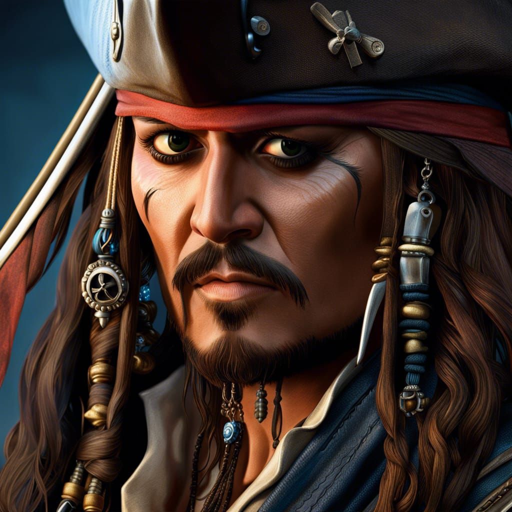 Pirate Jake Sparrow - AI Generated Artwork - NightCafe Creator