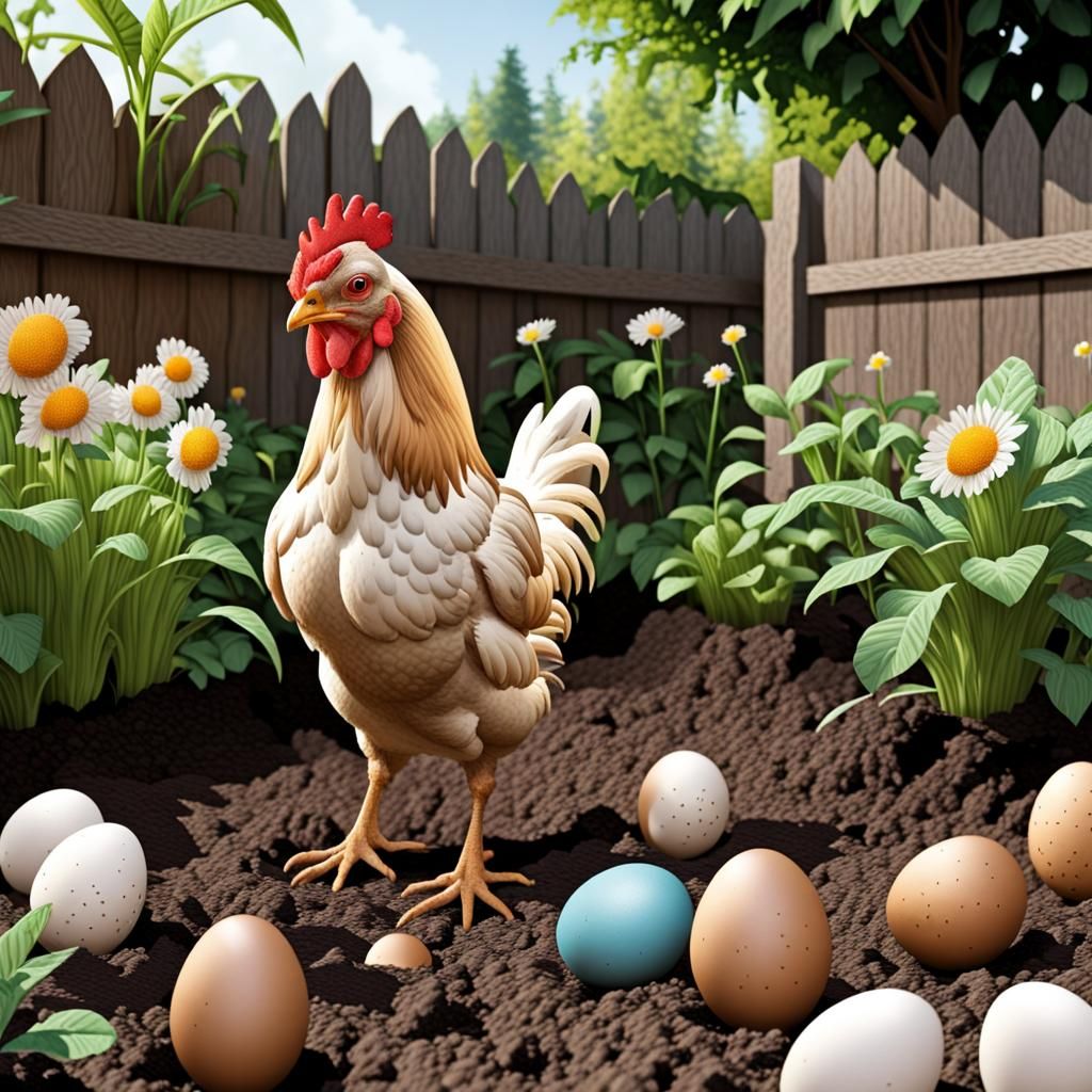 Why did the chicken plant an egg? Because it wanted an eggpl...
