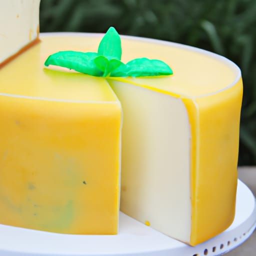 cake shaped like cheese