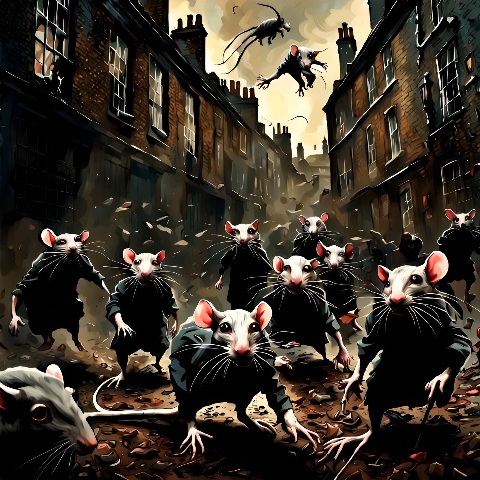 Army of Rats - AI Generated Artwork - NightCafe Creator