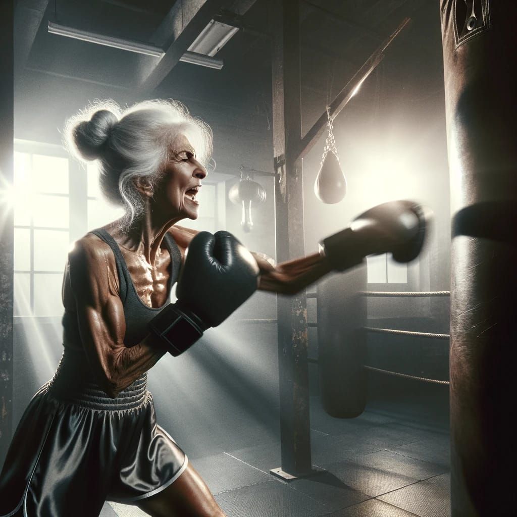 It's better to vent aggression in the boxing gym than on the street.