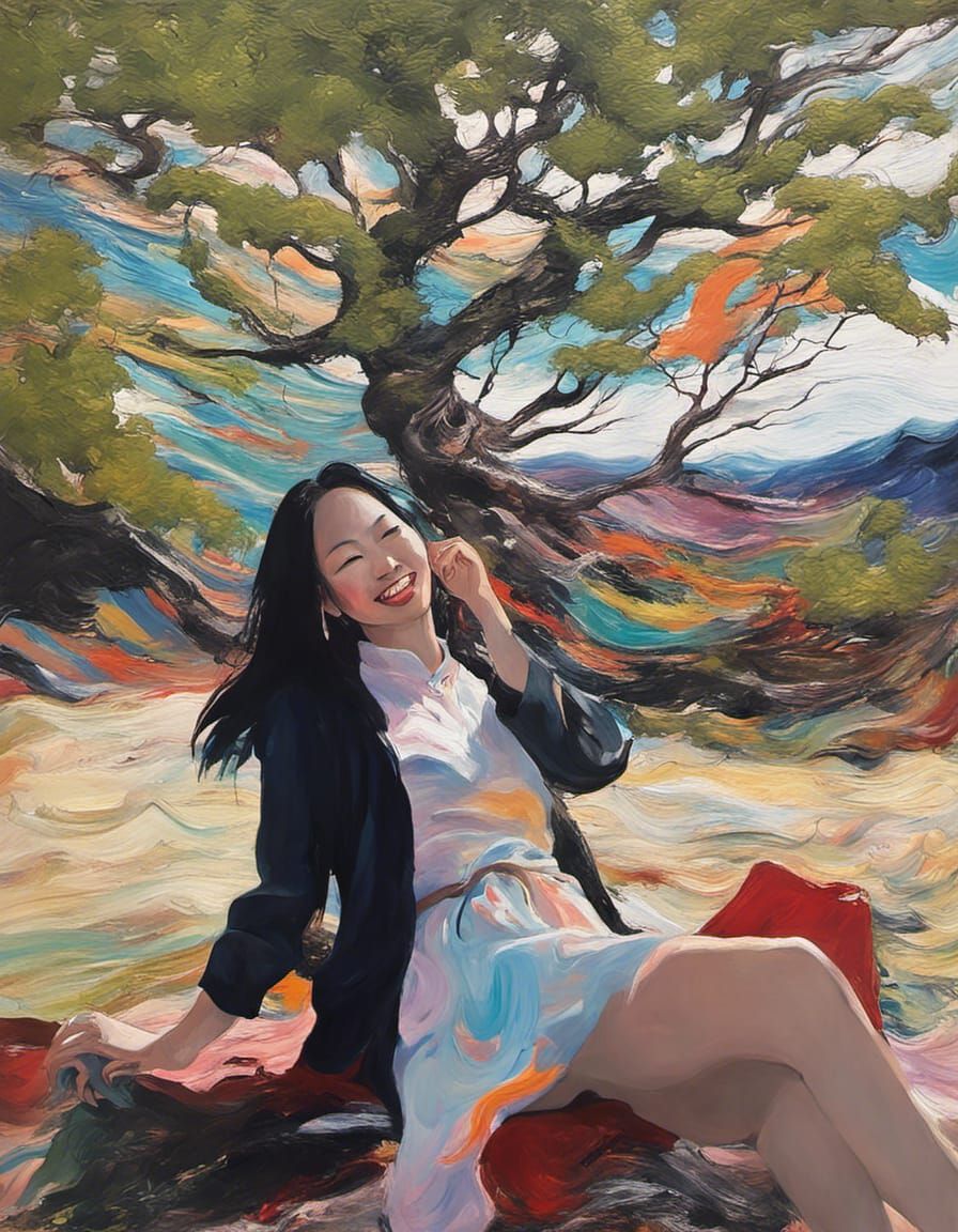 Aileen in the park