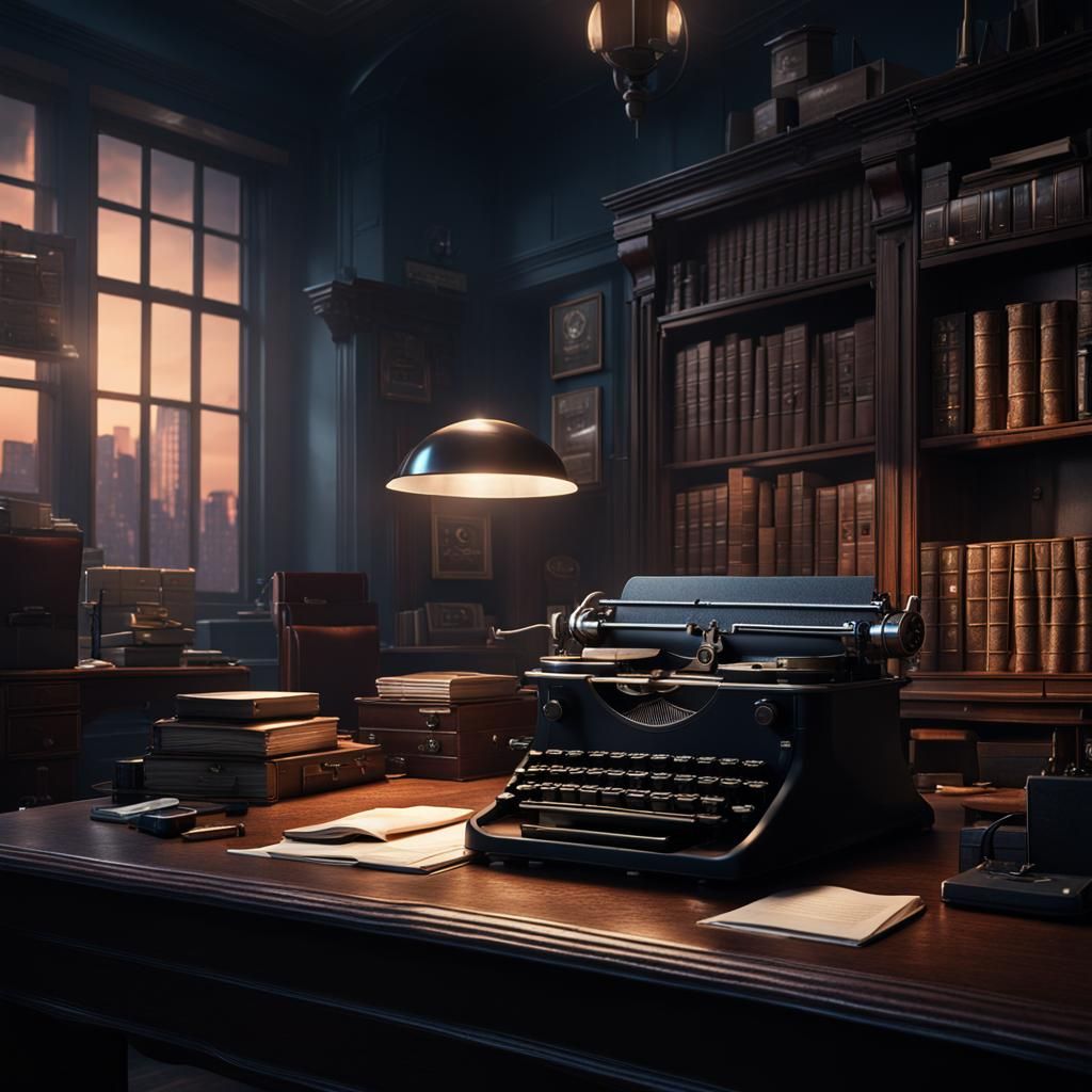 Typewriter  by @mathy_art_girl_305