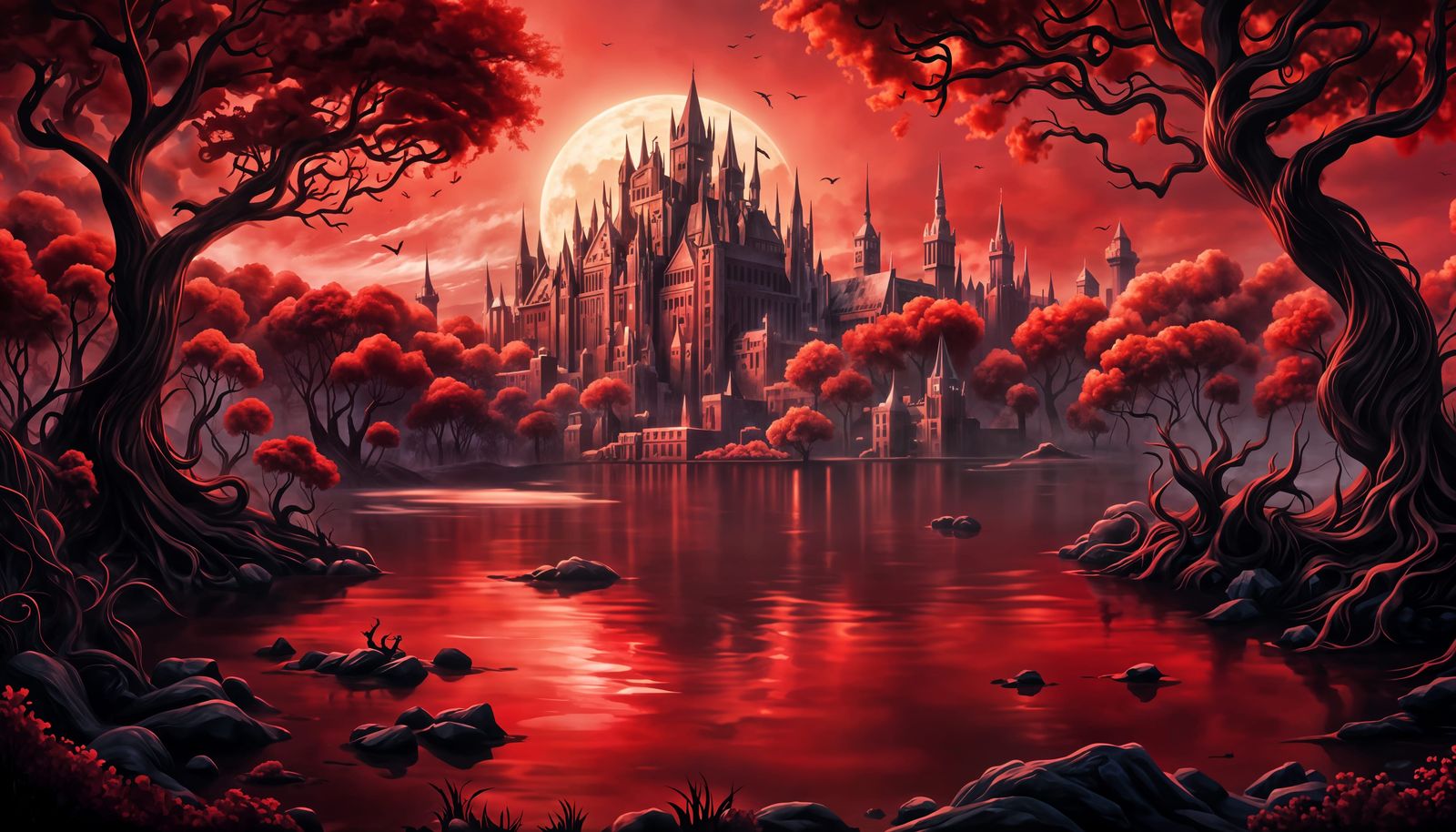 The Crimson Realm  by @JustD
