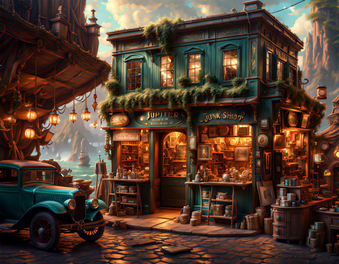 Jupiter Junk shop  by @Zeke