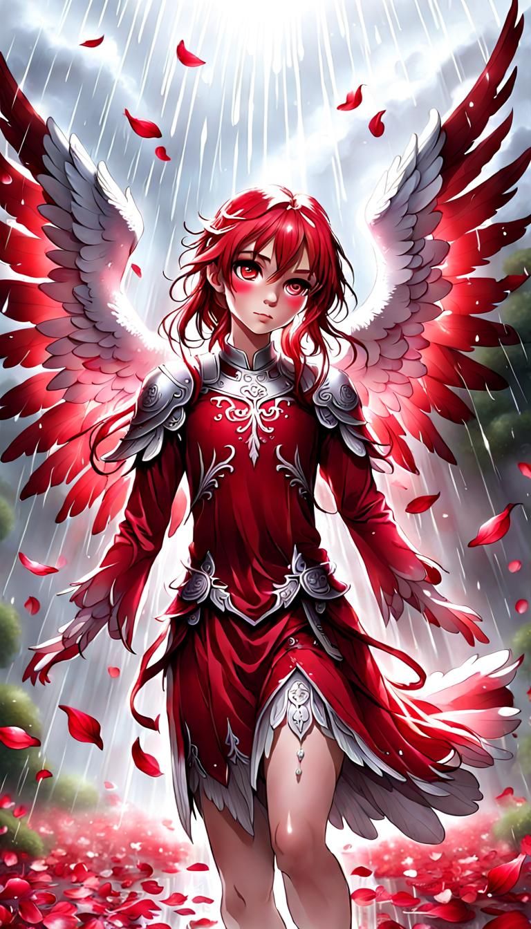 Divine Anime Angel Girl