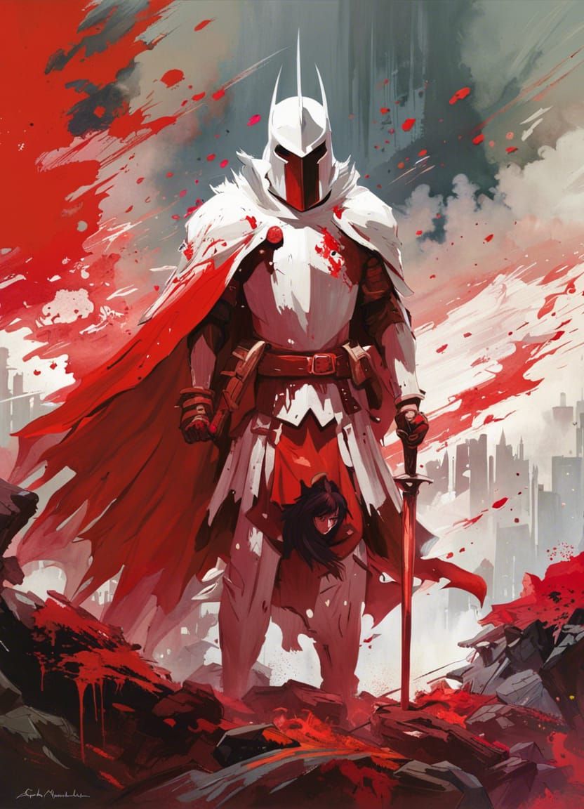 White knight - AI Generated Artwork - NightCafe Creator