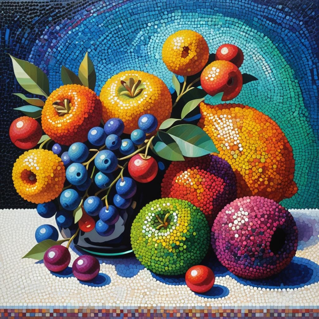 Classic Still Life with fruit  by @MissT