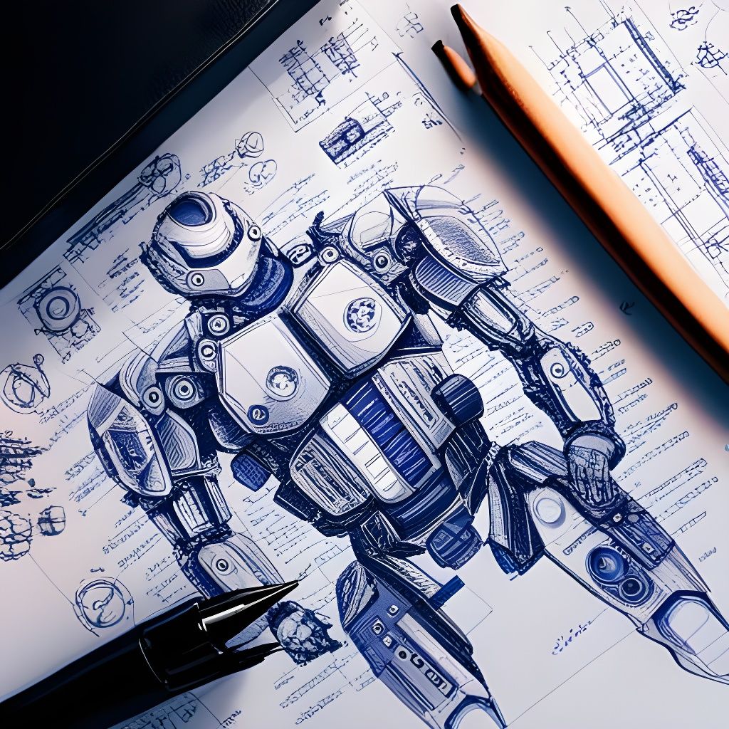 Traditional media for futuristic design  by @GiGi