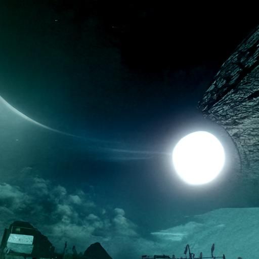 Moon halo