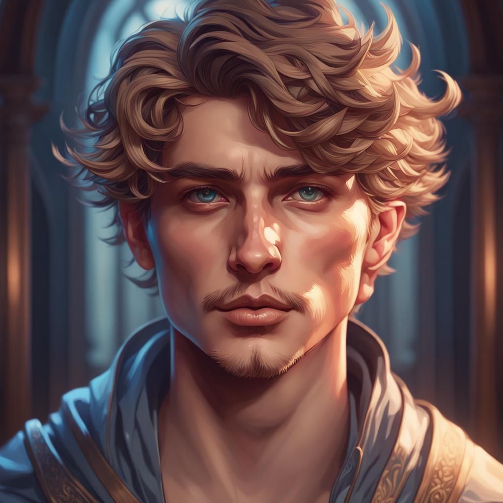 handsome boy - AI Generated Artwork - NightCafe Creator