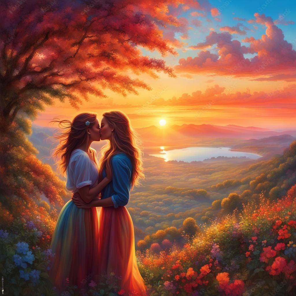 Kiss me at sunset