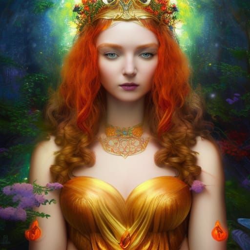 Celtic Goddess: Aine - AI Generated Artwork - NightCafe Creator