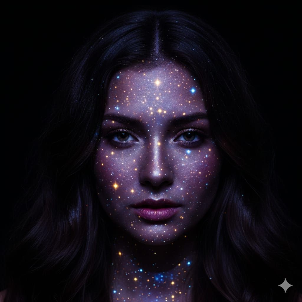 Stars on her Face