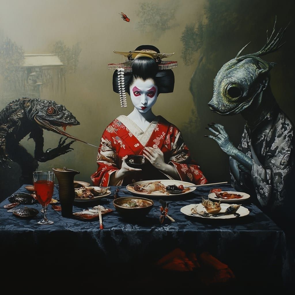 A Very Strange Geisha Party
